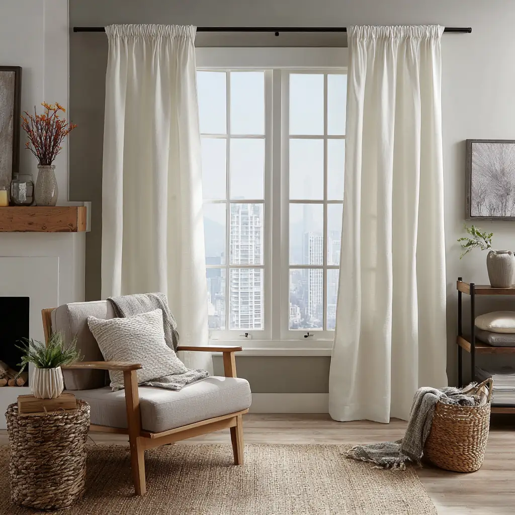 Cotton Tab-Top Curtains