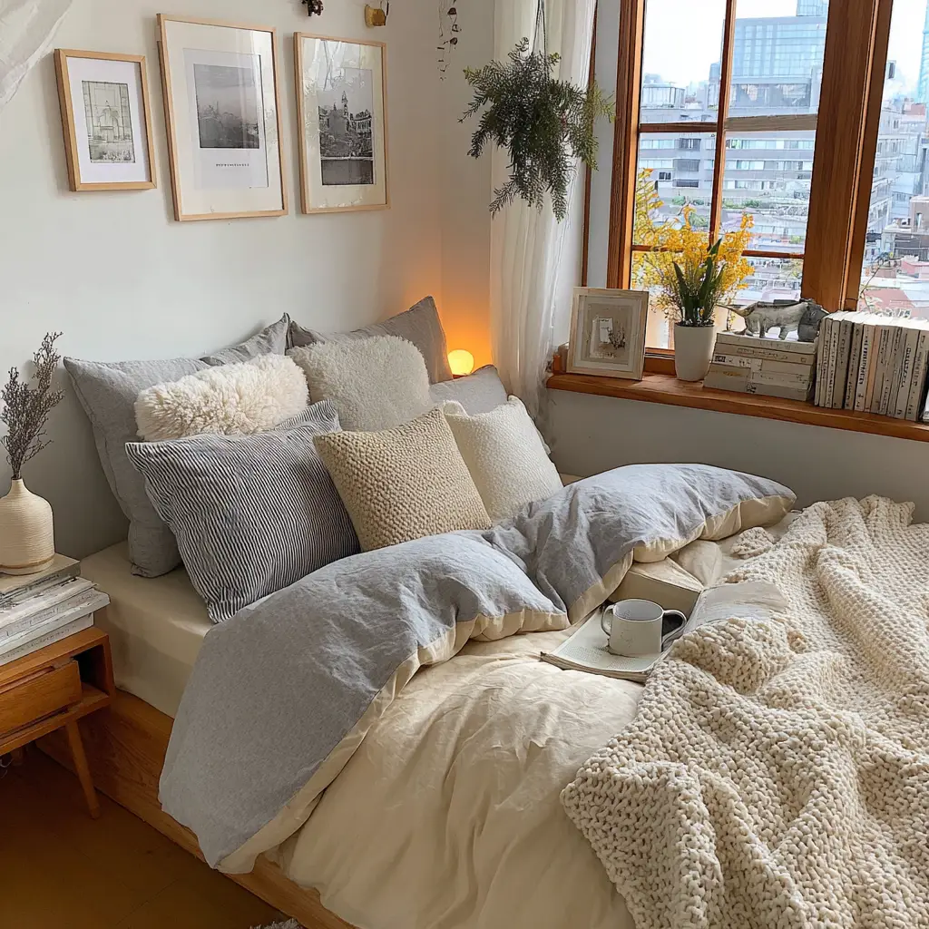 Cozy Bedding with Layers