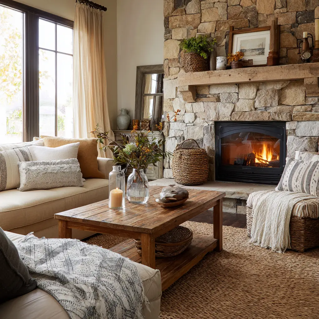 Cozy Fireplace Focal Point