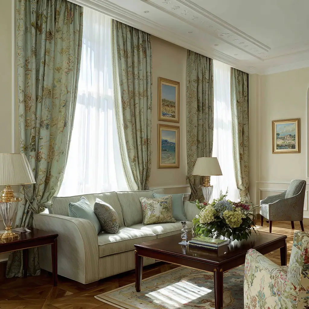 Custom-made curtains