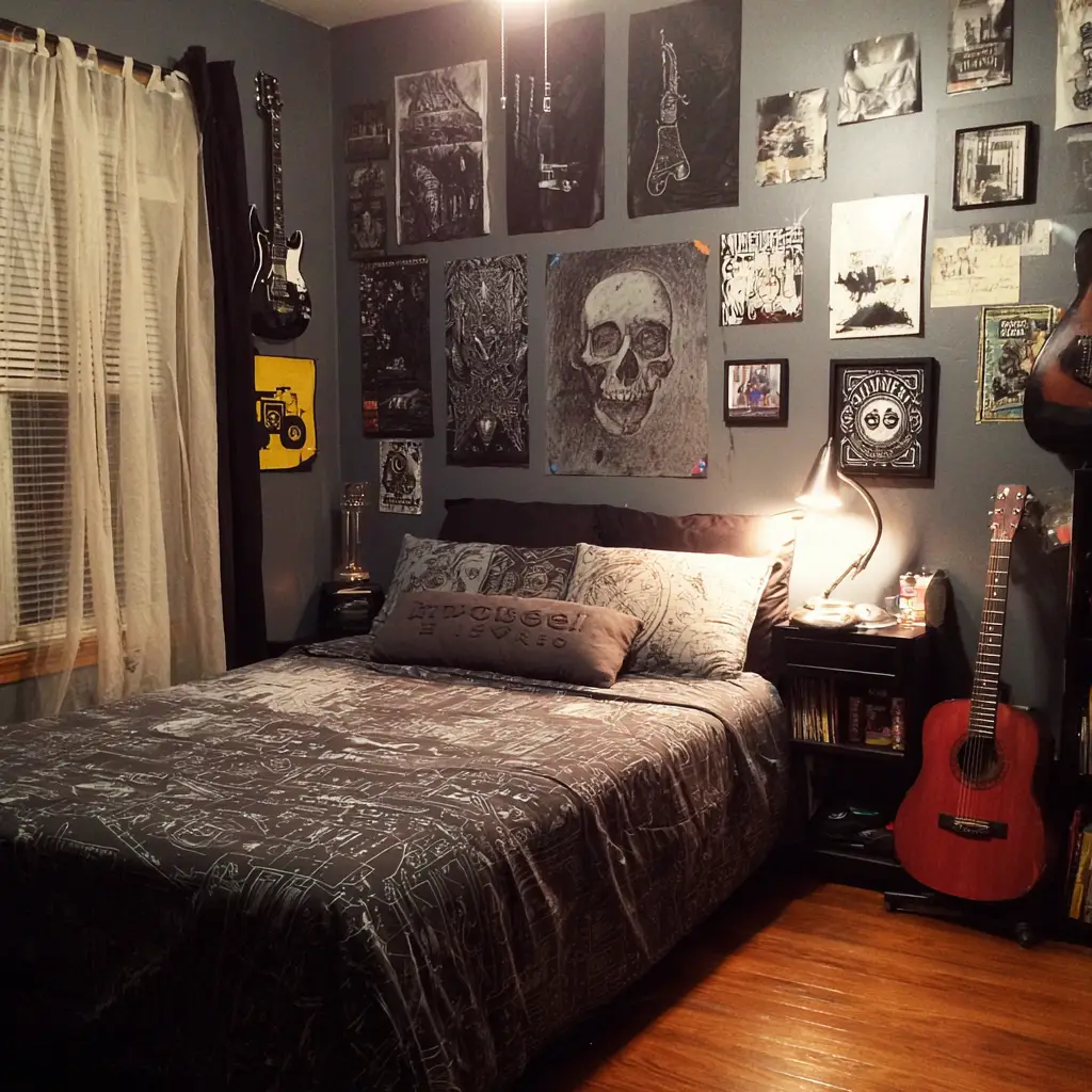 DIY Band Poster Wall