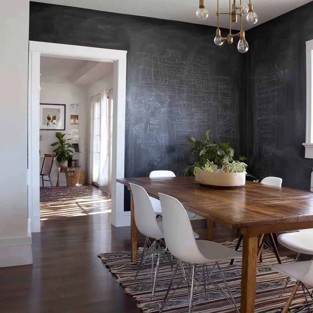 DIY Chalkboard Wall or Menu Board