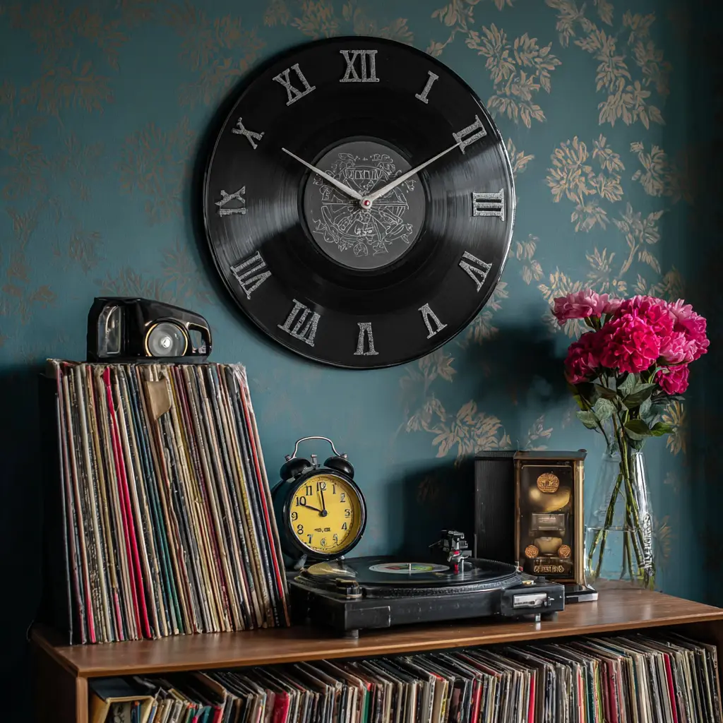 DIY Vinyl Record Clock