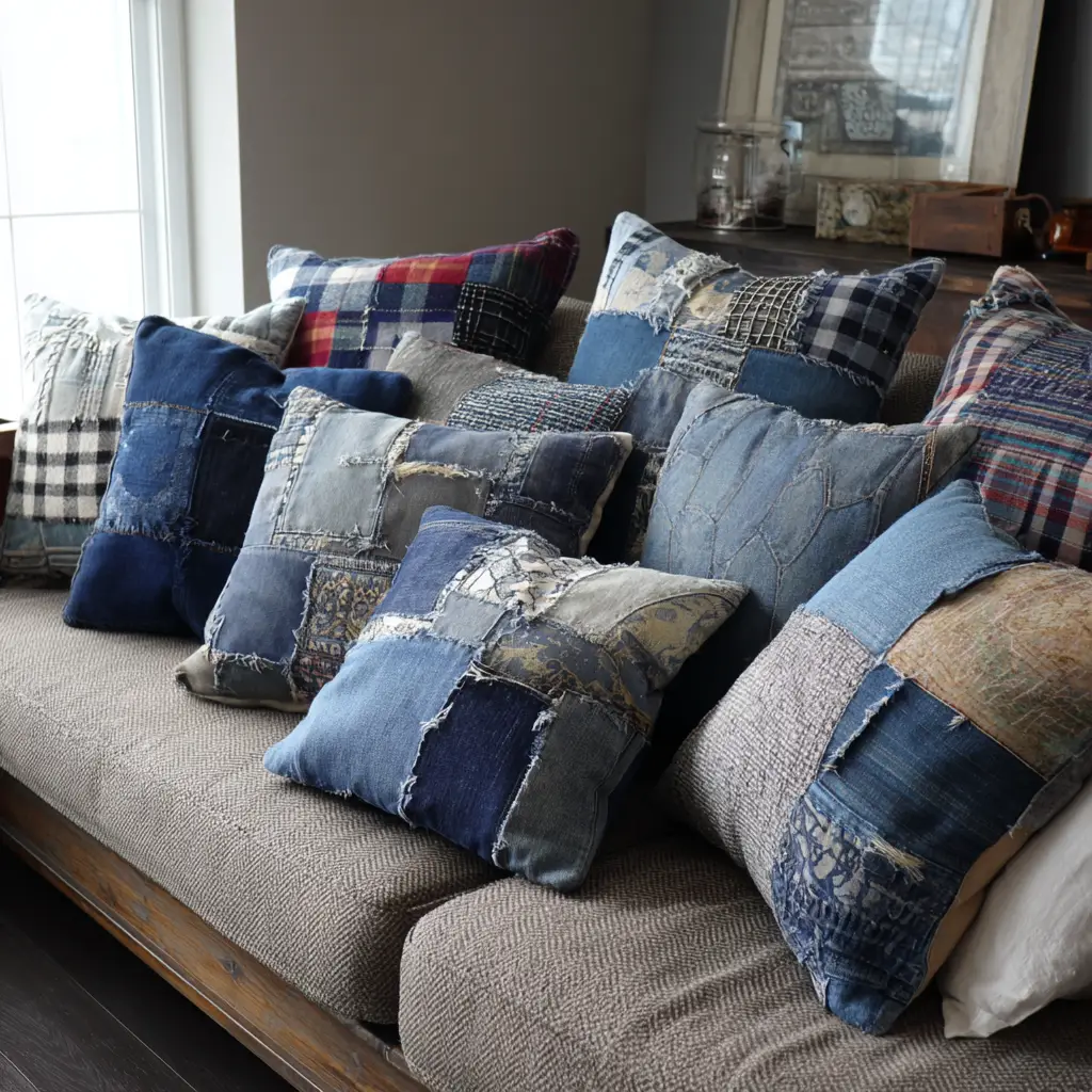 Denim or Flannel Pillows