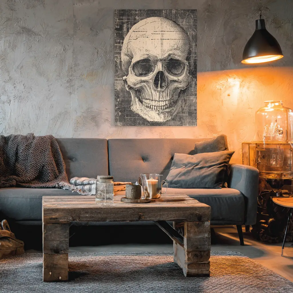 Distressed Skulls or Skeletons