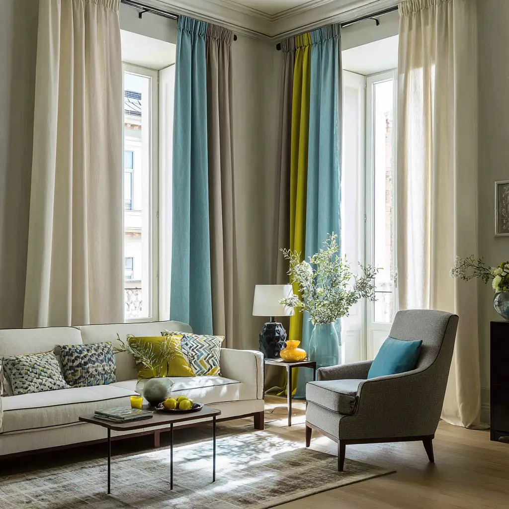 Double Layered Curtains