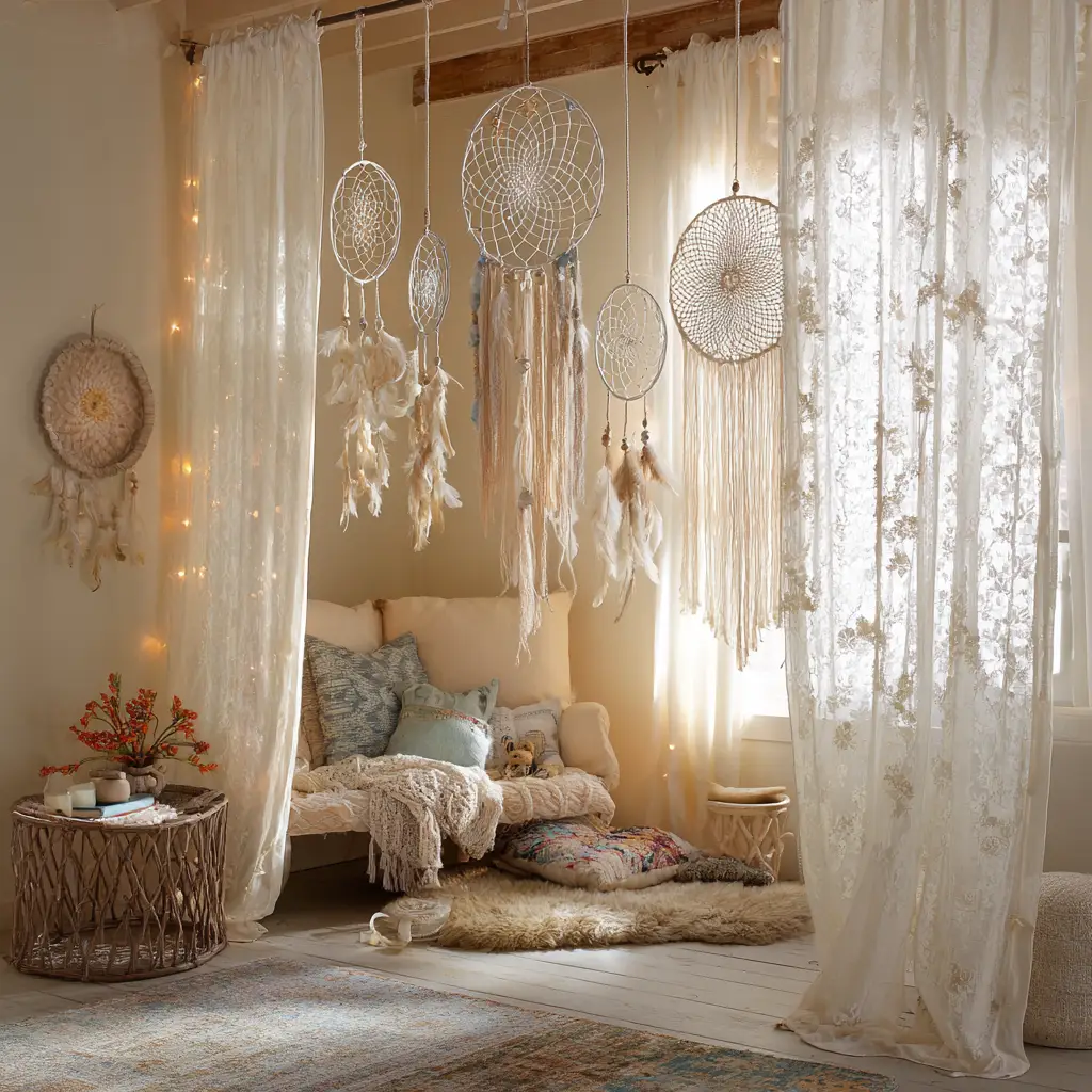 Dream Catcher Curtain Decor