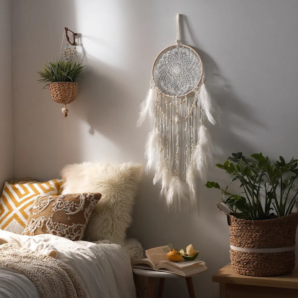 Dream Catcher Wall Hanging with Quotes