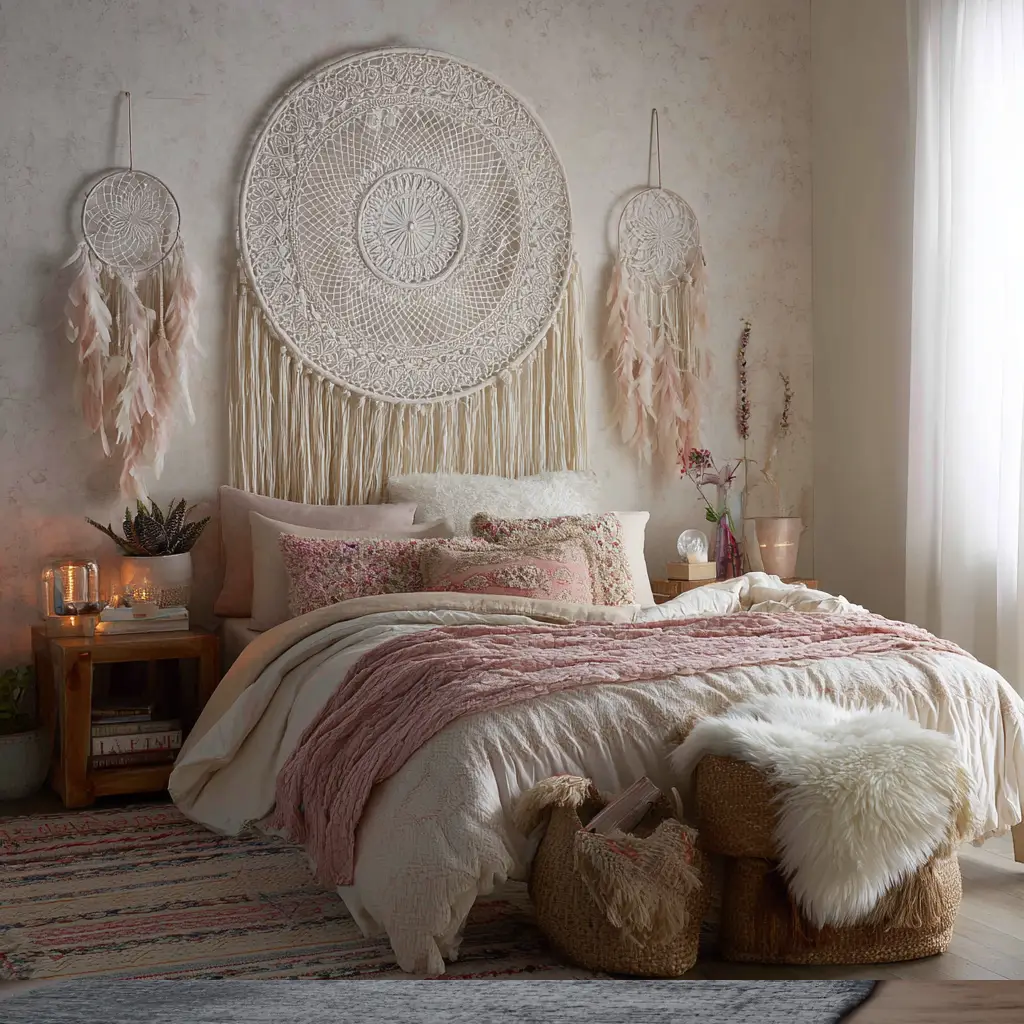 Dream Catcher as a Headboard Accent