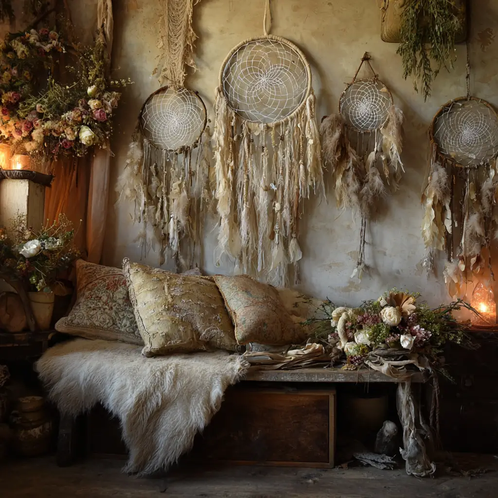 Dreamcatchers and Tattered Wall Hangings