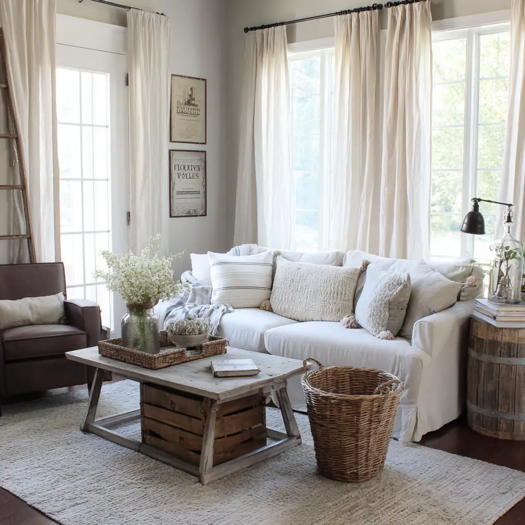 Drop Cloth Curtains