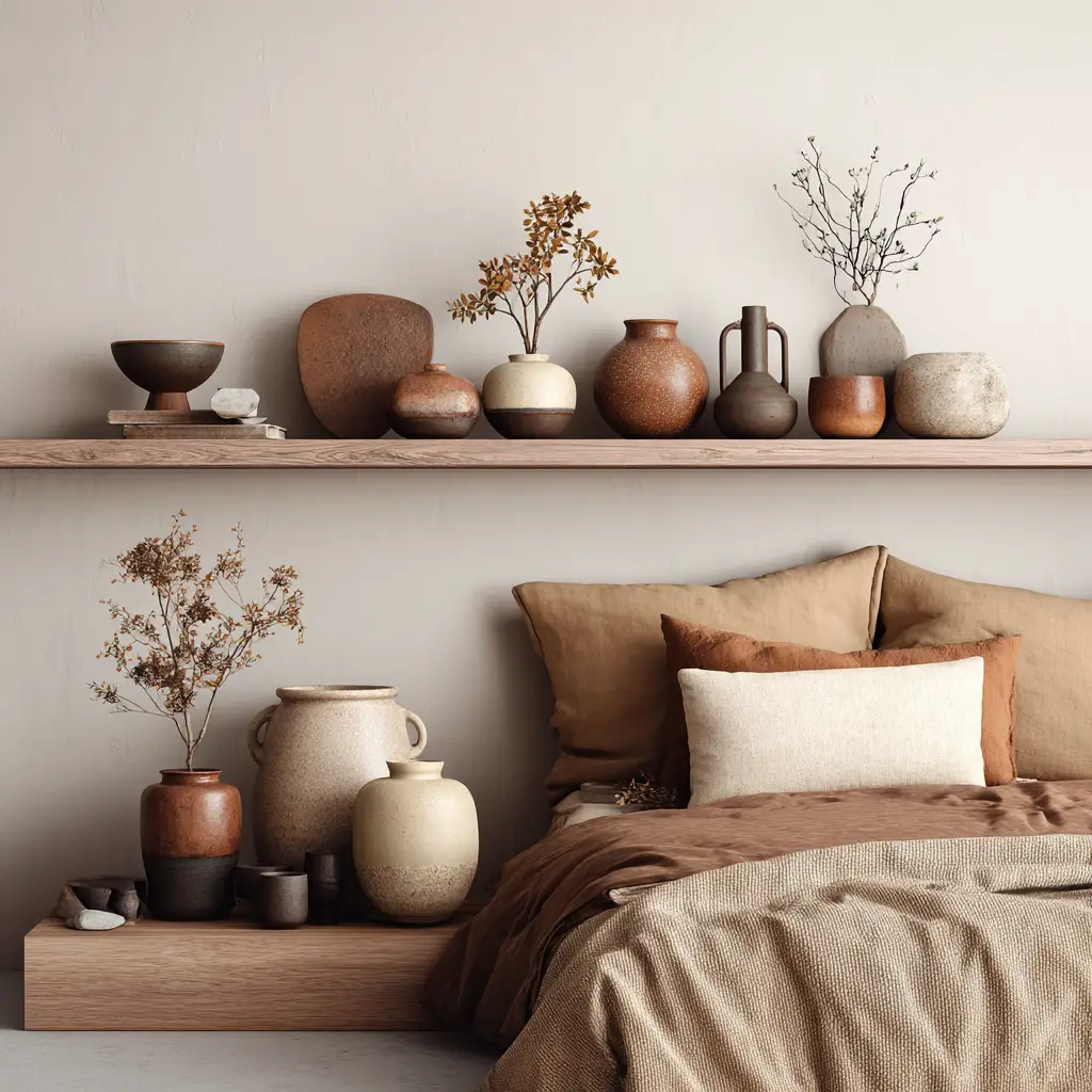 Earthy ceramic decor