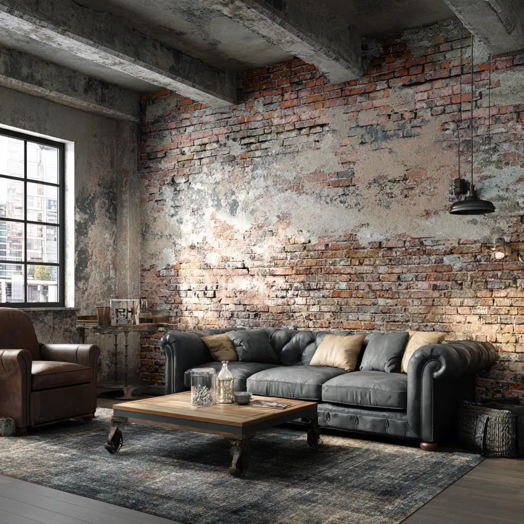 Exposed Brick or Faux Brick Panels