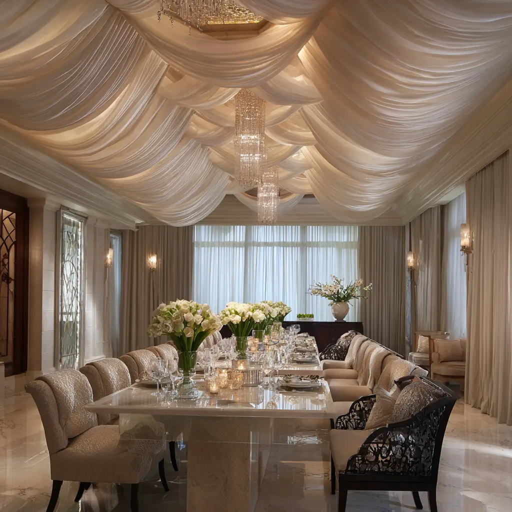 Fabric Ceiling Draping
