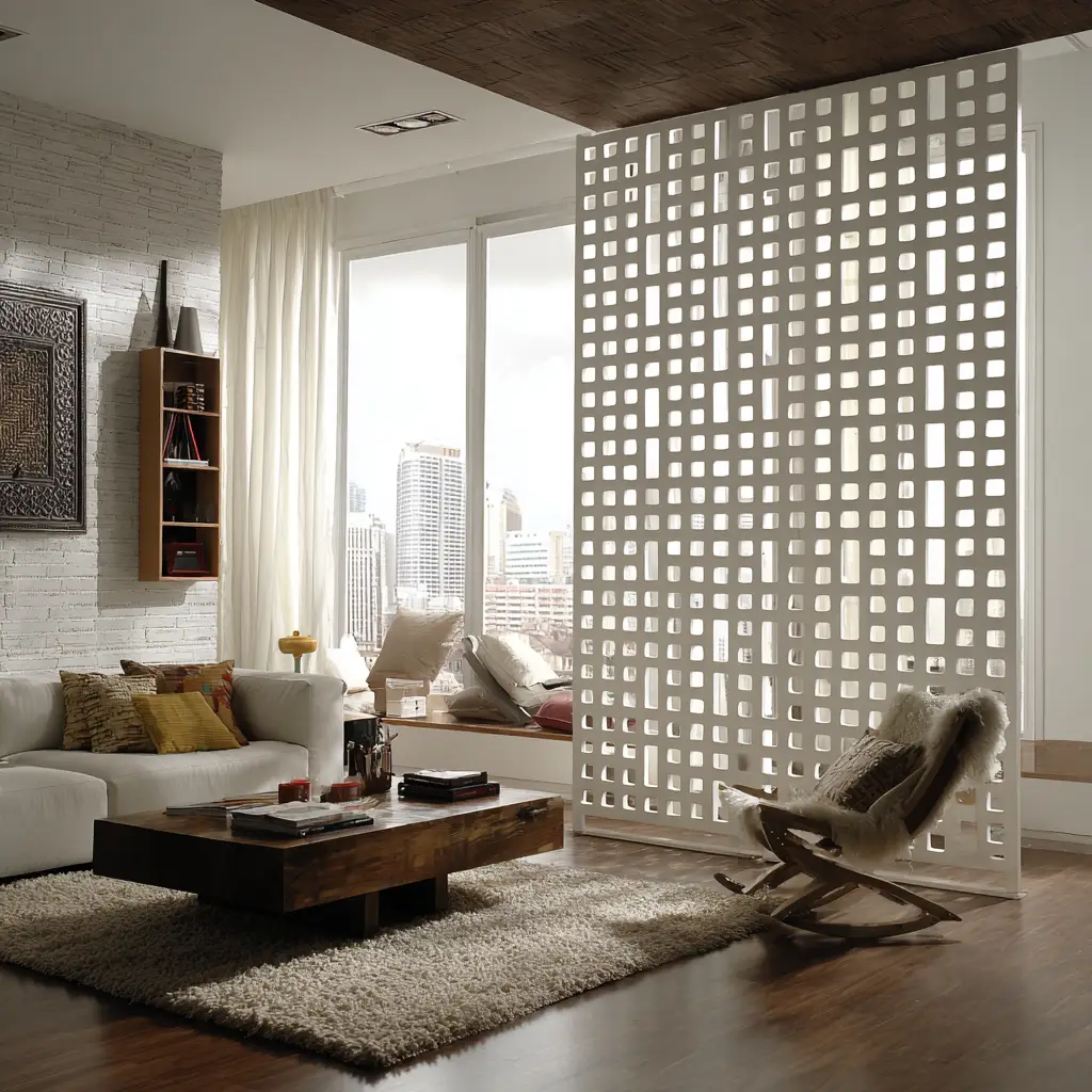 Fabric Curtain Divider