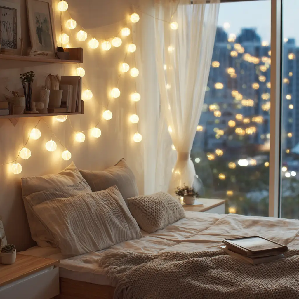 Fabric string lights