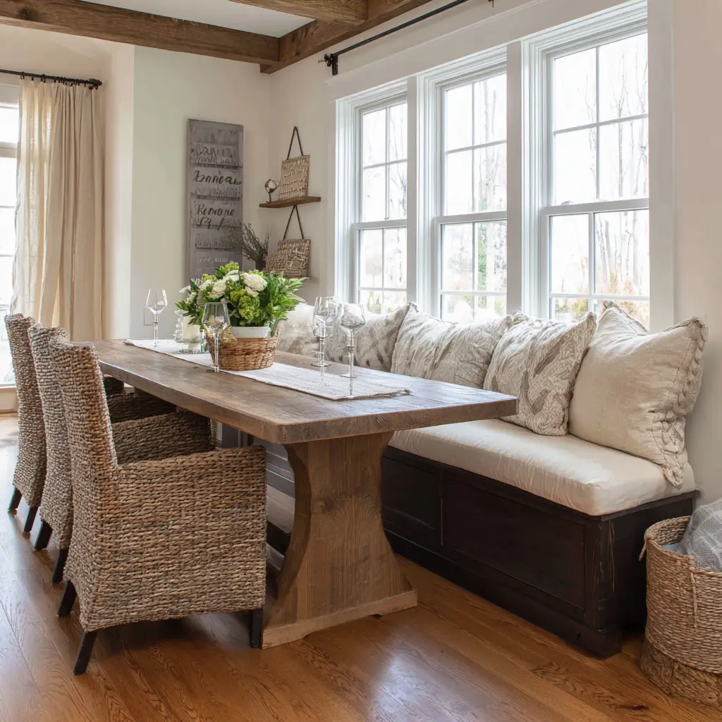 Farmhouse Bench Seating