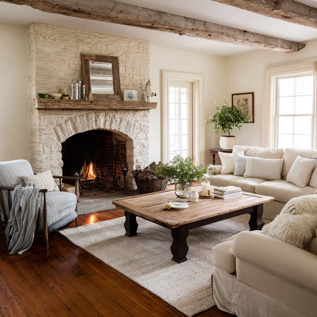 Farmhouse Fireplace