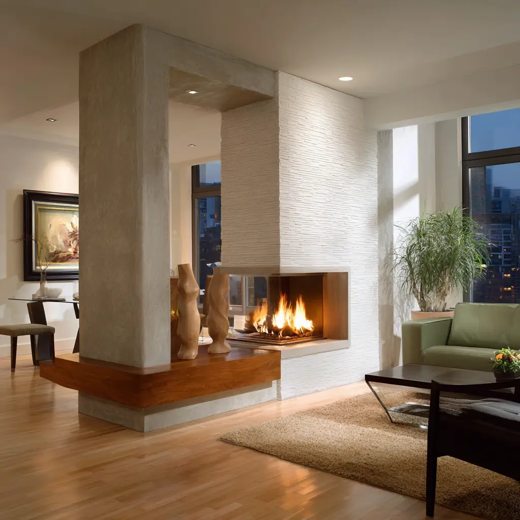 Fireplace Partition