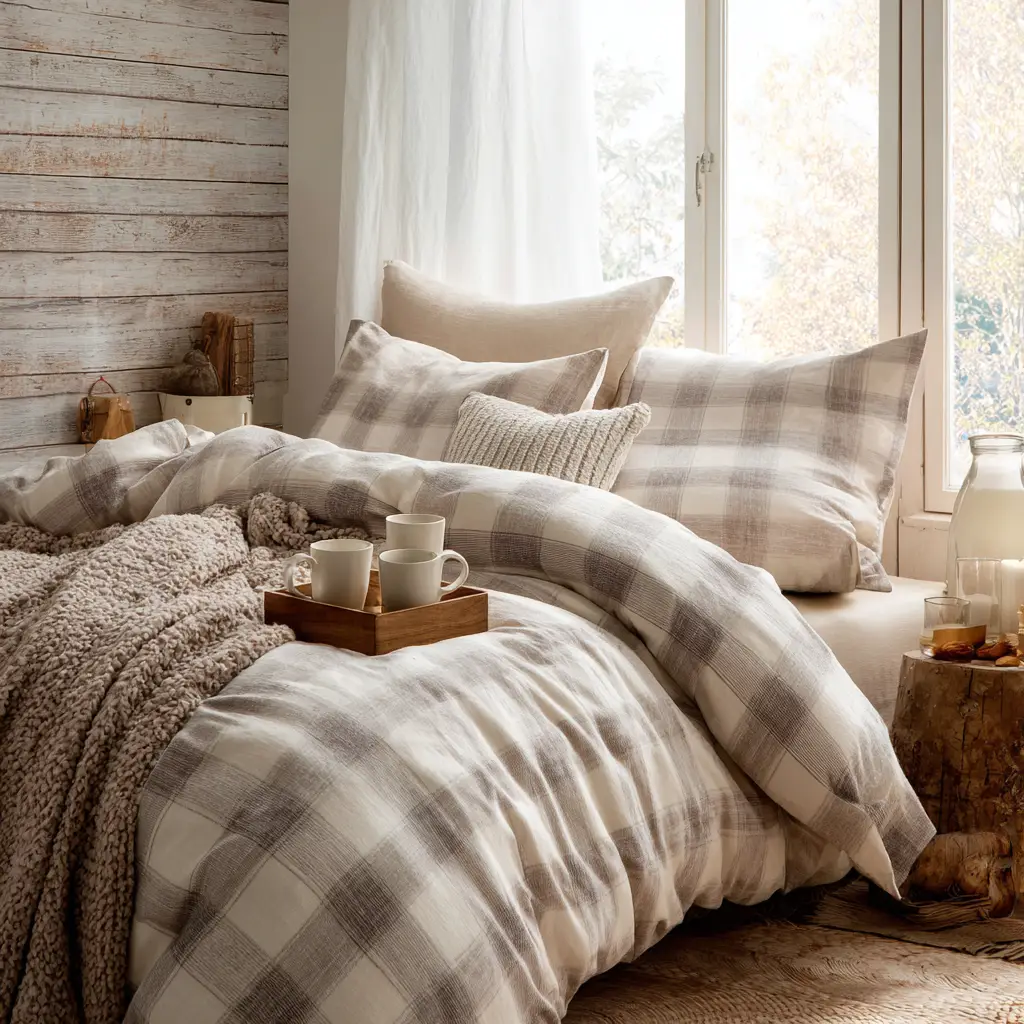 Flannel or linen bedding