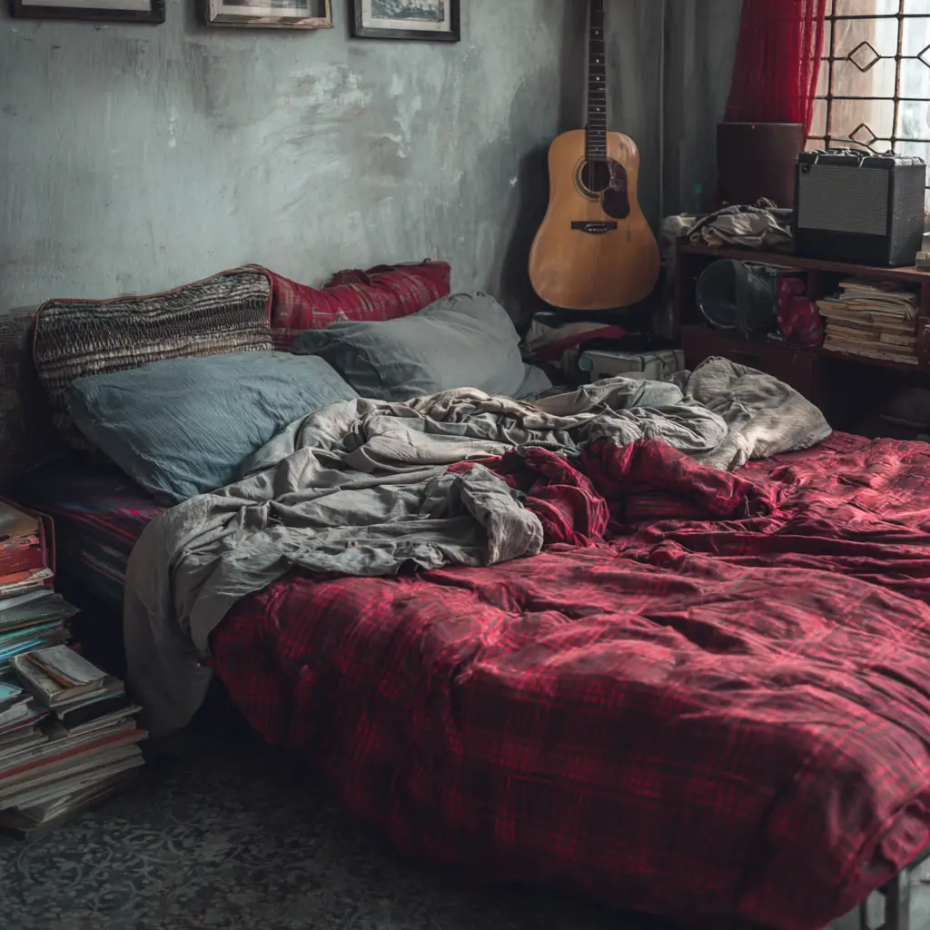 Floor Beds and Crumpled Sheets