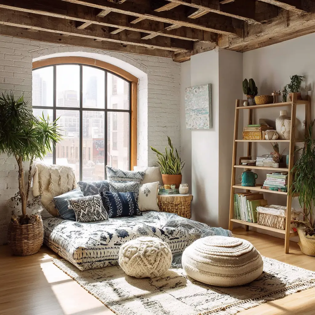 Floor Cushions and Poufs