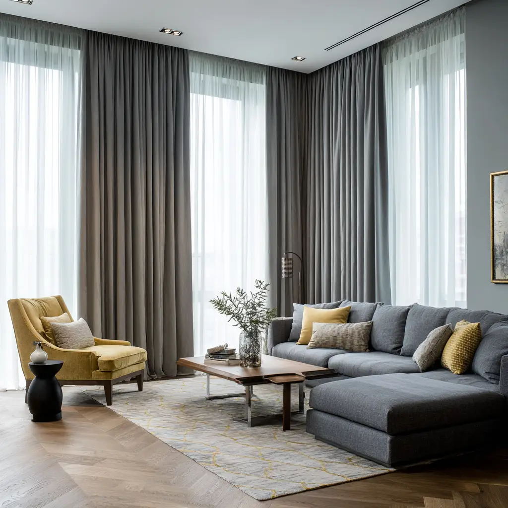 Floor-to-Ceiling Curtains