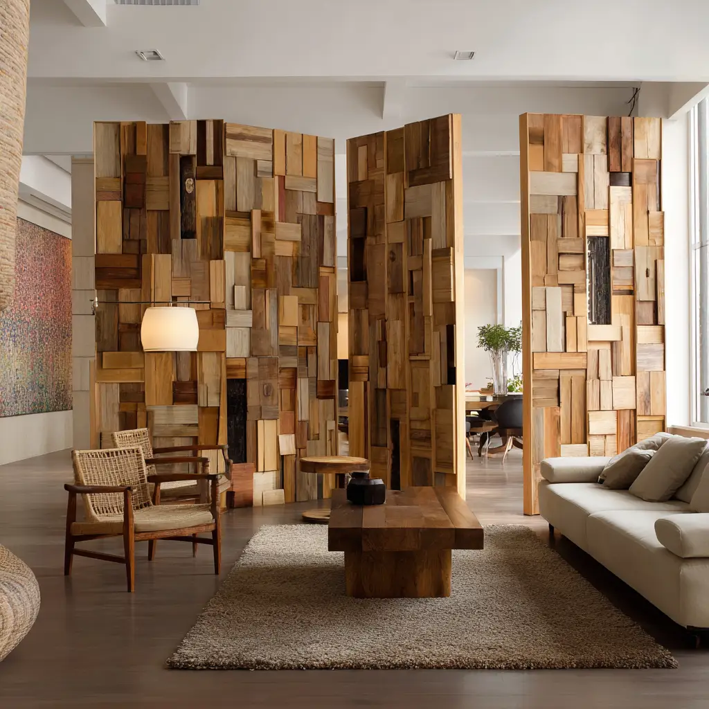 Foldable Wooden Screens