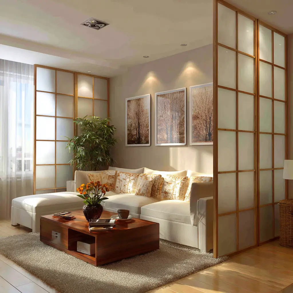 Frosted Glass Partition