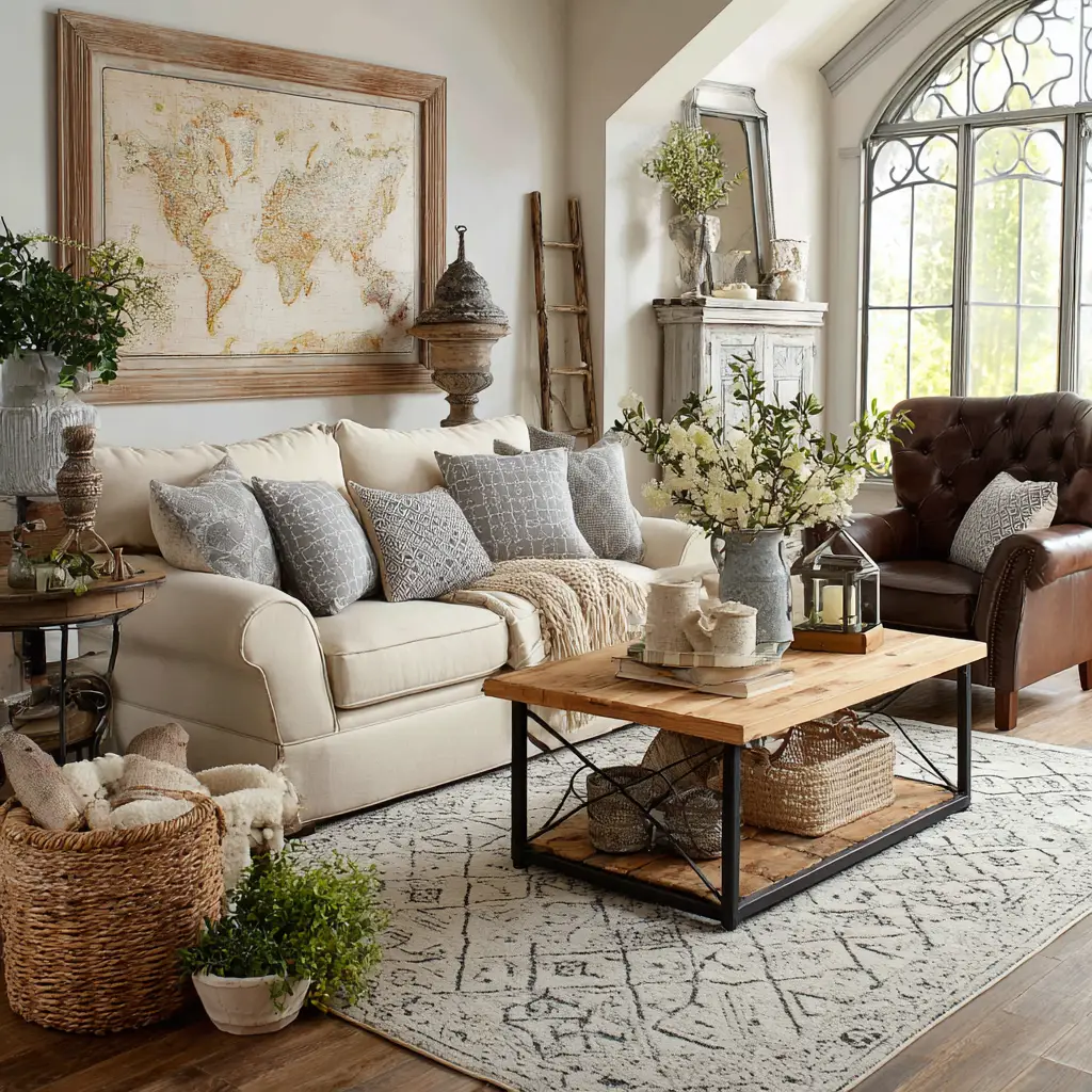 Galvanized or Wrought Iron Accents