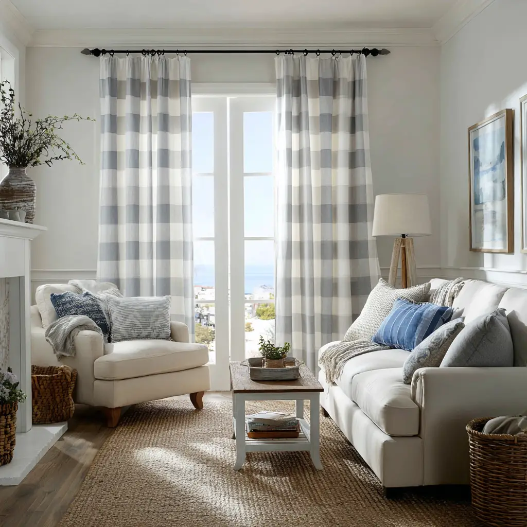 Gingham Curtains