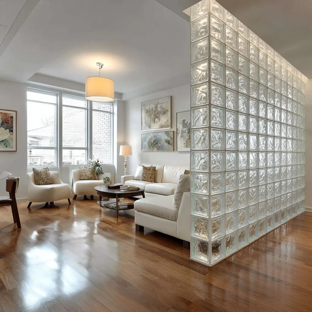 Glass Block Wall