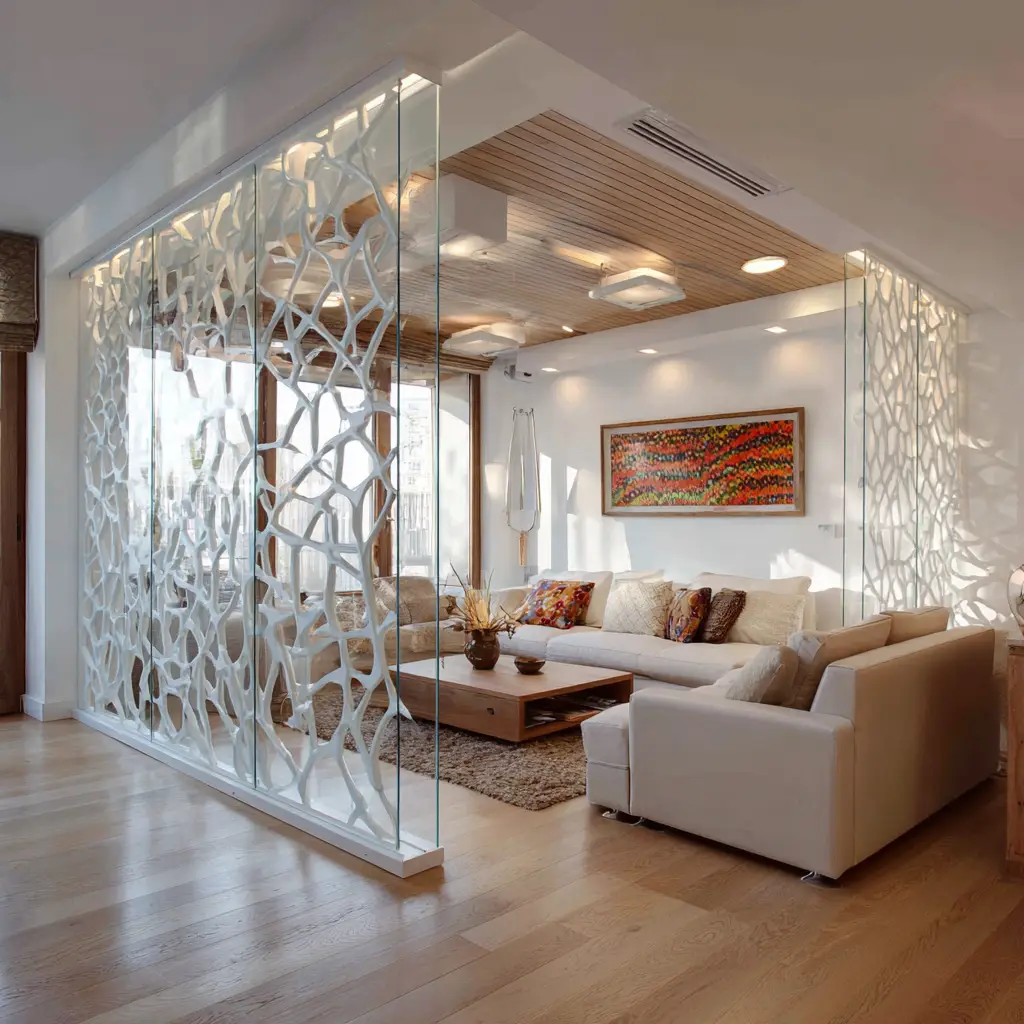Glass Panel Partition