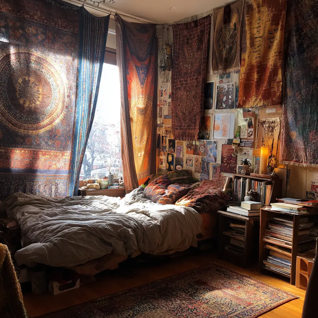Grungy Curtains or Tapestries