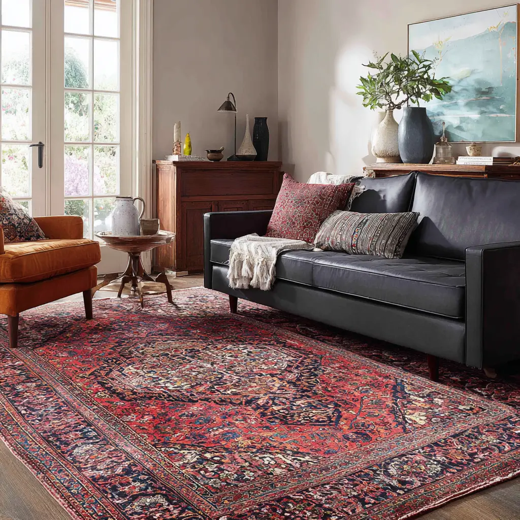 Hand-Knotted Persian Rug