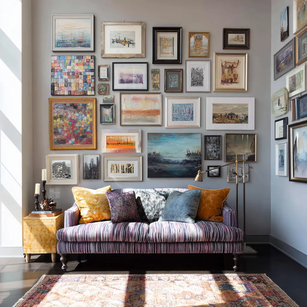 Hanging Art Gallery Wall