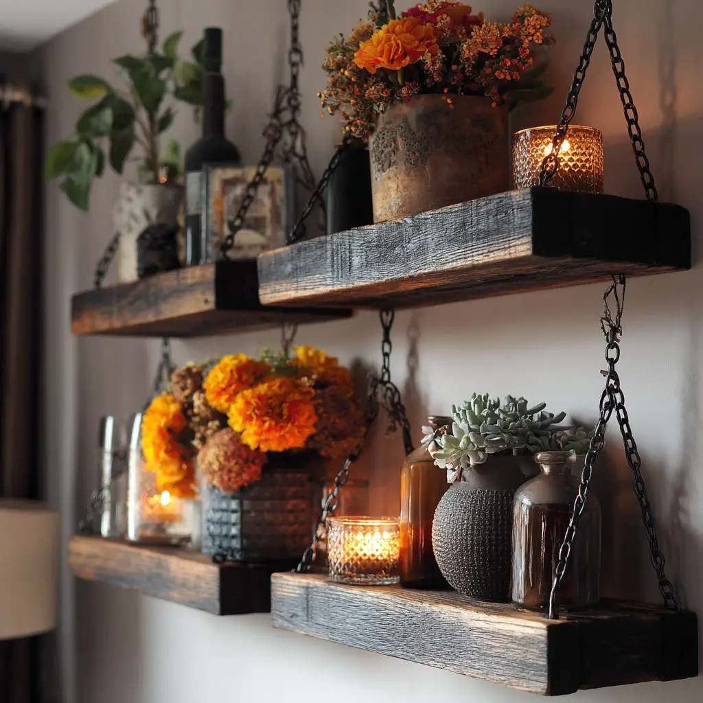 Hanging Chain Shelves