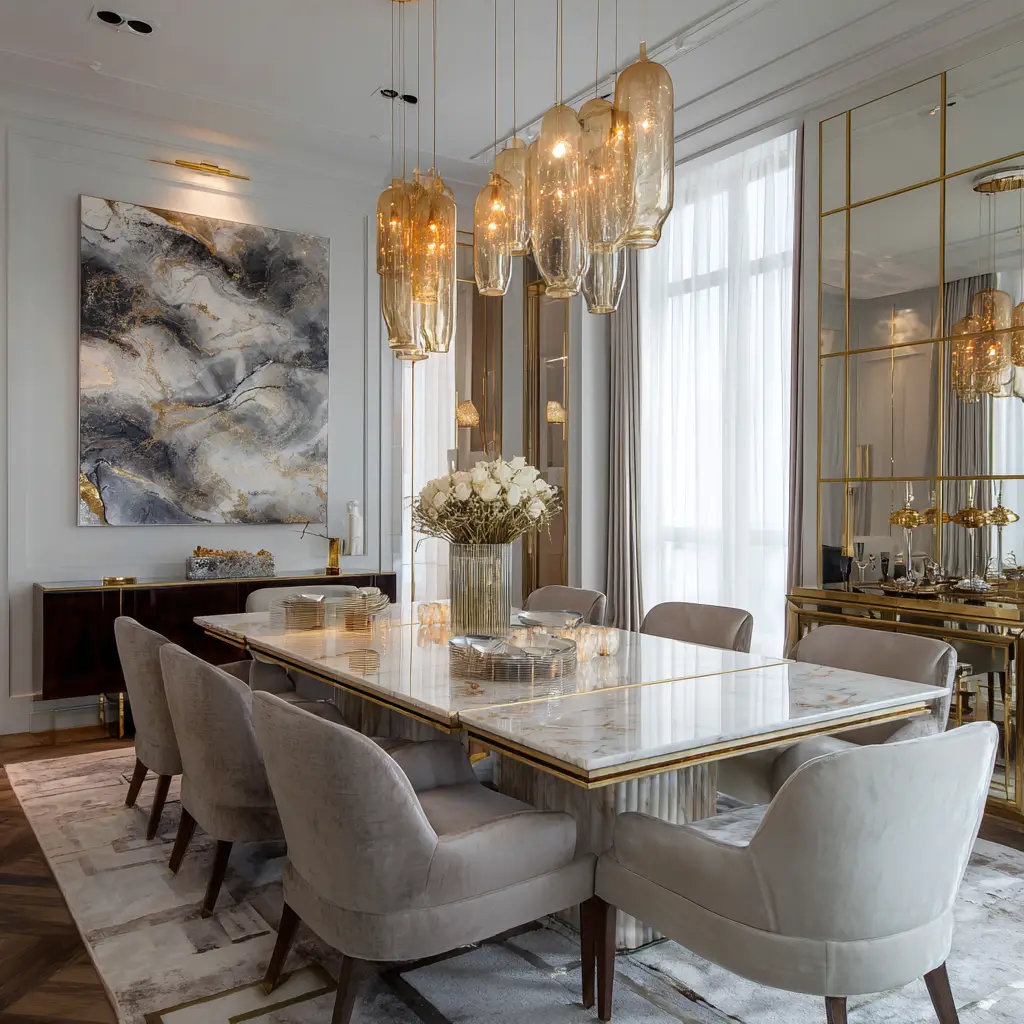 Incorporate Metallic Accents