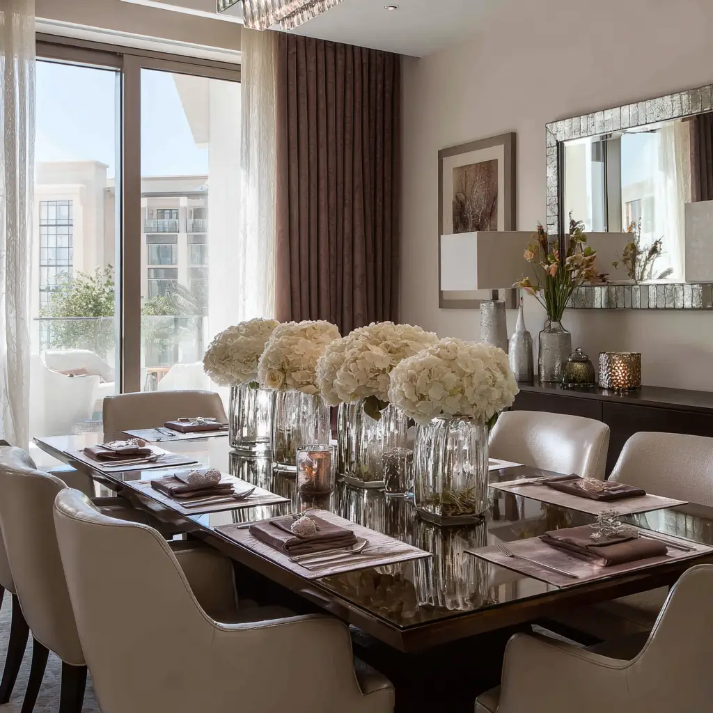 Keep the Table Decor Understated