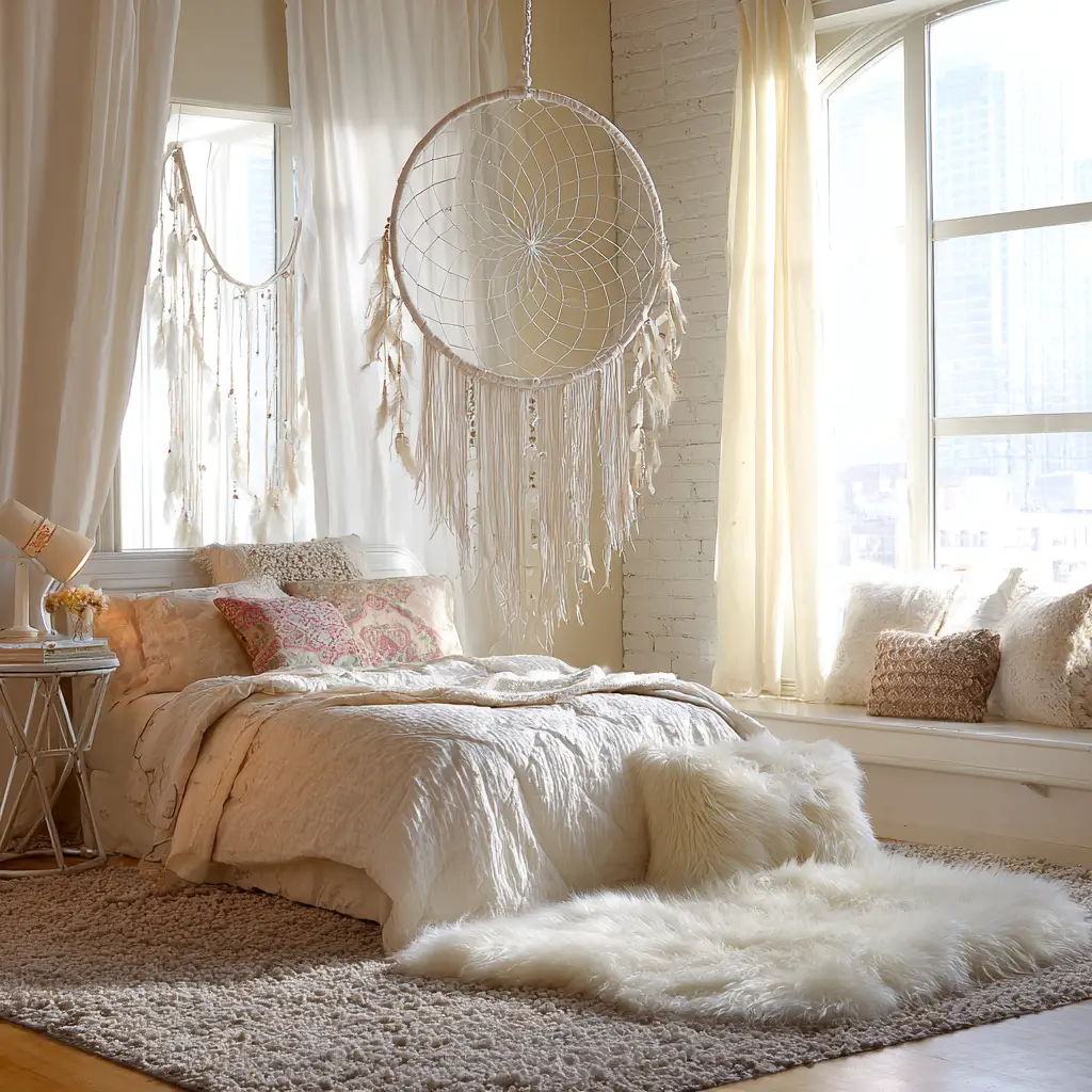 Large Dream Catcher as a Focal Point