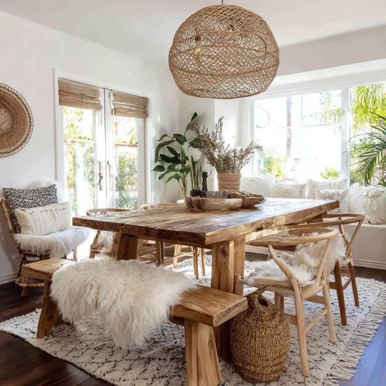 15 Boho Dining Room Decor Ideas to Add Warmth and Personality