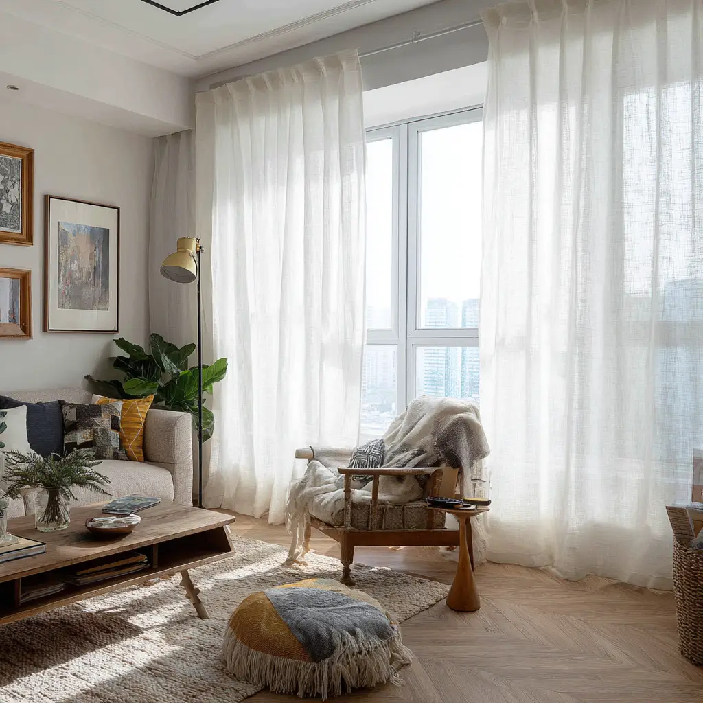 Light Linen Curtain