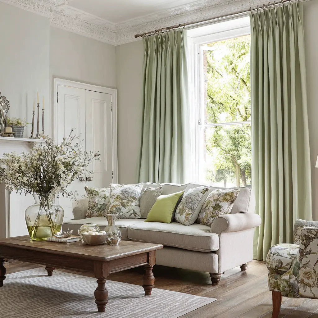 Light Pistachio Curtains