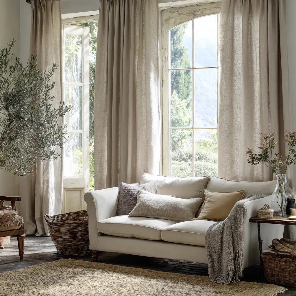 Linen Blend Curtains