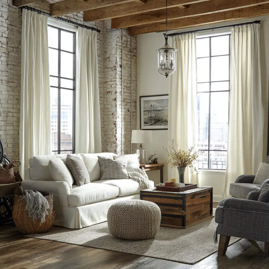 Linen or Canvas Curtains