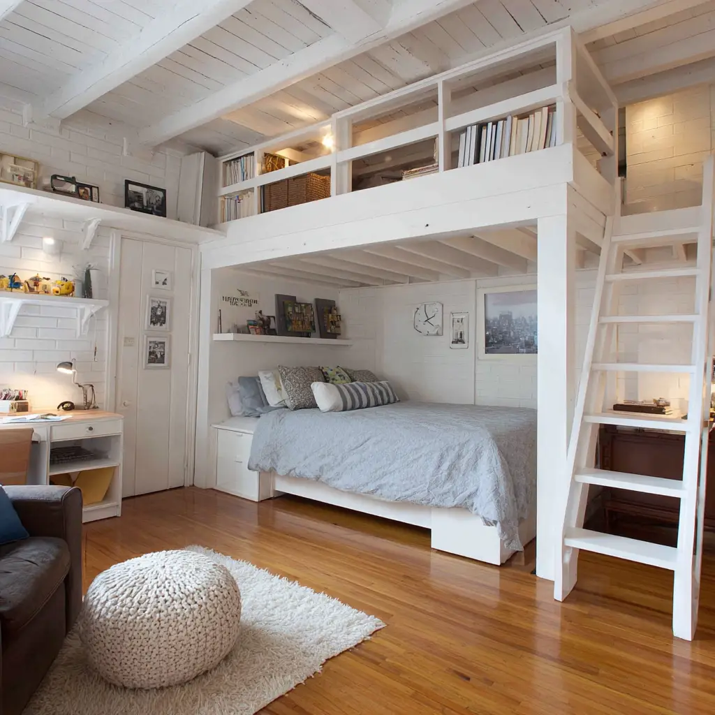 Loft Bed with Minimalist Design