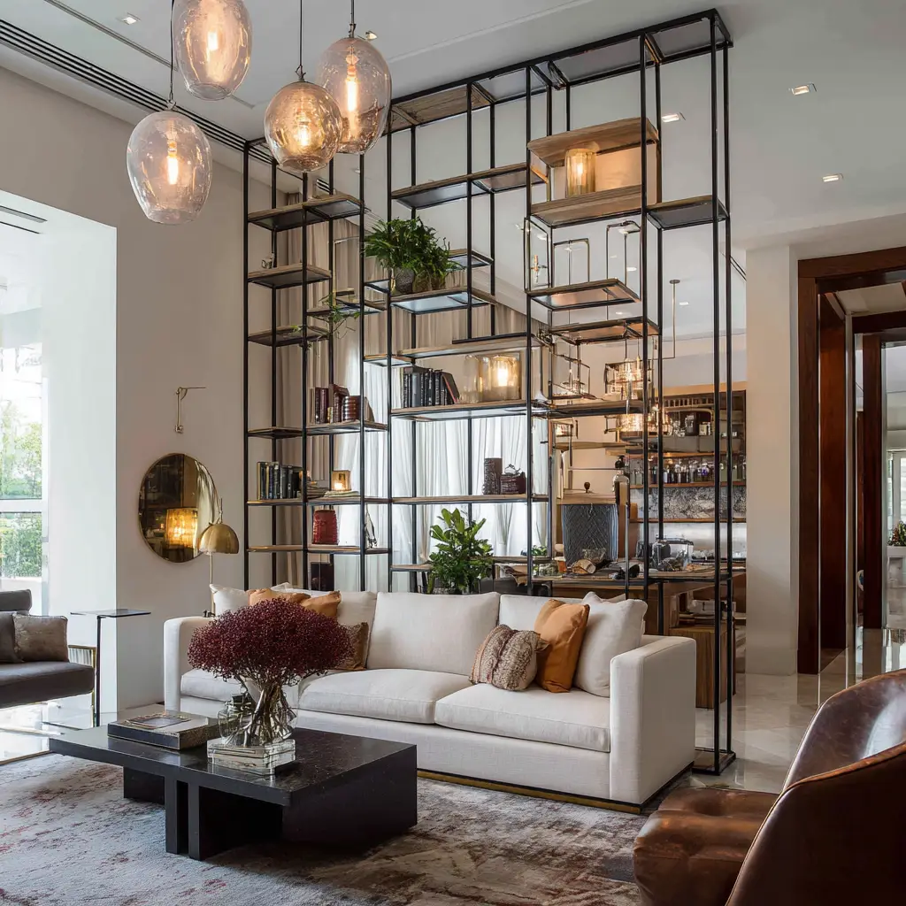 Metal Frame Partition