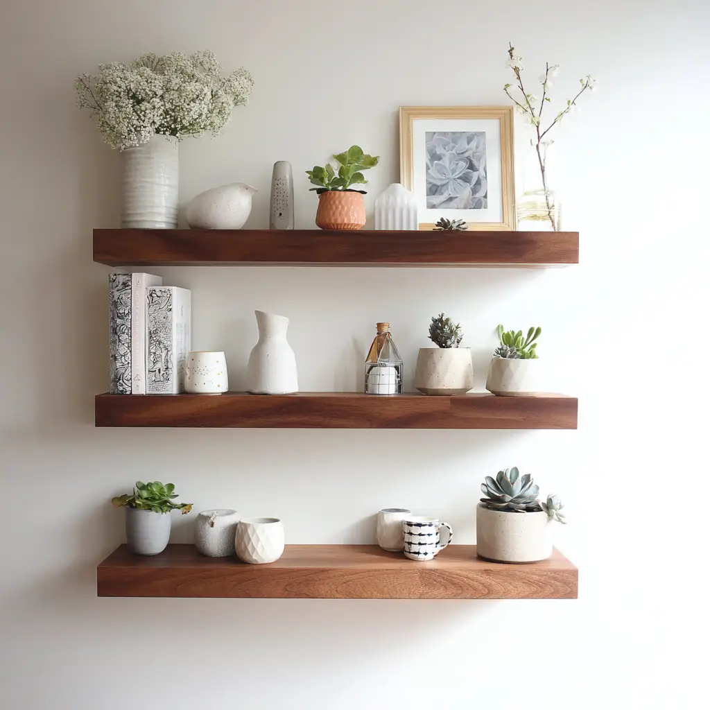 Minimalist Floating Shelves