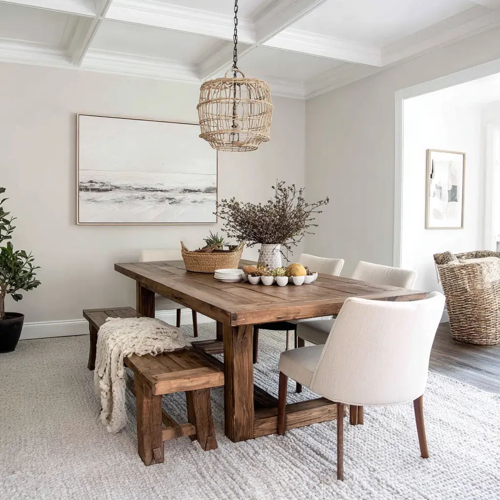 Mix Modern and Rustic Elements