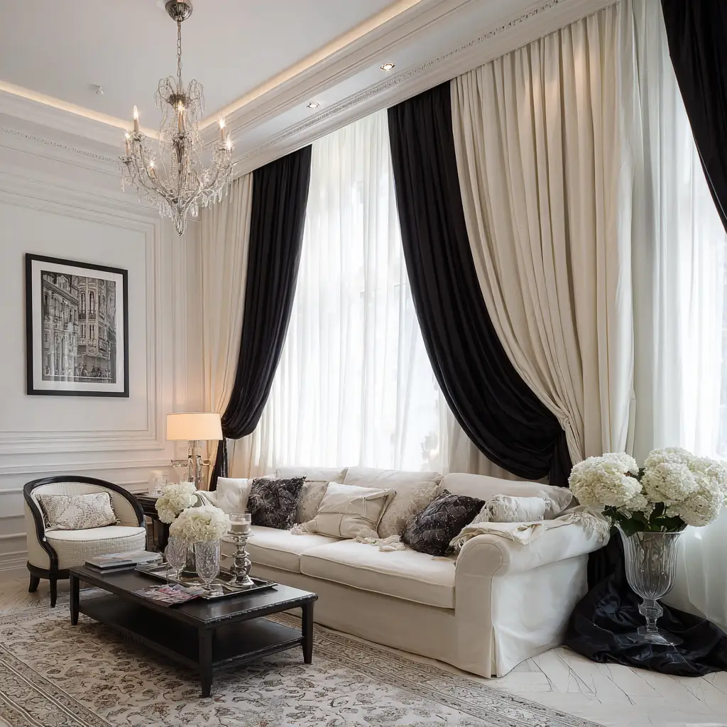 Monochrome Curtains